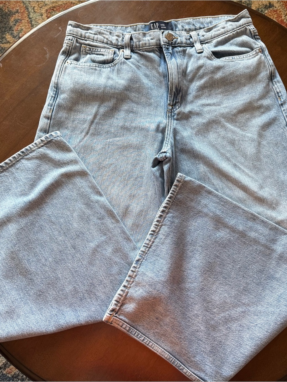 GAP Women's Light Blue Wide Leg Jeans